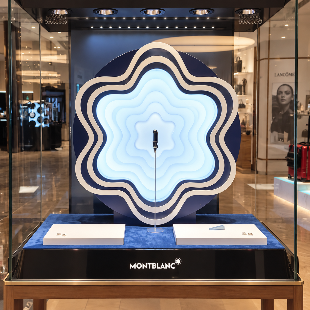MONTBLANC 백화점진열대